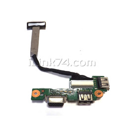 Плата расширения / USB Board / VGA / Dell Inspiron N5010 / 48.4HH03.011