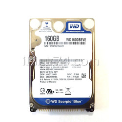 Жесткий диск 2.5 IDE Western Digital Scorpio Blue 160Gb WD1600BEVE