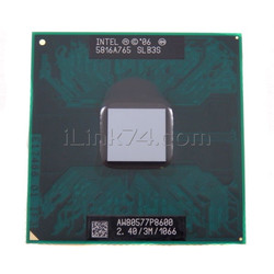 Процессор для ноутбука Intel Core 2 Duo P8600 / SLB3S с разбора