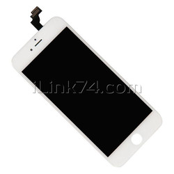 Дисплей (LCD экран) для Apple iPhone 6 Plus, с тачскрином, белый, AAA