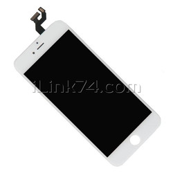 Дисплей (LCD экран) для Apple iPhone 6S Plus, с тачскрином, белый, AAA