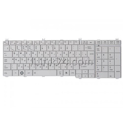 Клавиатура для ноутбука Toshiba C650 / C670 / L650D / L750D / L755 / L775 Белая