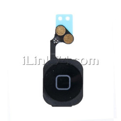 Шлейф кнопки HOME для Apple iPhone 5 в сборе, черный / 821-1474-A