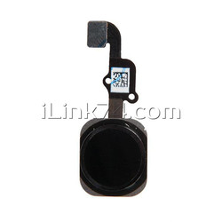 Шлейф кнопки HOME для Apple iPhone 6S в сборе, черный / 821-00459-01