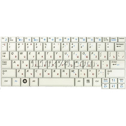 Клавиатура для ноутбука Samsung N110 / N130 / N140 / NC10 / BA59-02419Q Белая