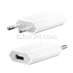 Сетевое зарядное устройство 5V / 1A с USB выходом + кабель Apple 8 pin (коробка)