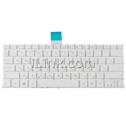 Клавиатура для ноутбука Asus X200 / F200 / 0KNB0-1123RU00 Белая