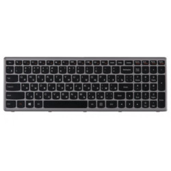 Клавиатура для ноутбука Lenovo для IdeaPad P500 / Z500 / 25206529 серая рамка