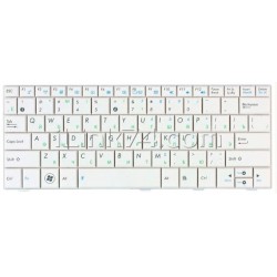 Клавиатура для ноутбука Asus Eee PC 1001 / 1005 / 1008 / 04GOA192KRU10-3 белая