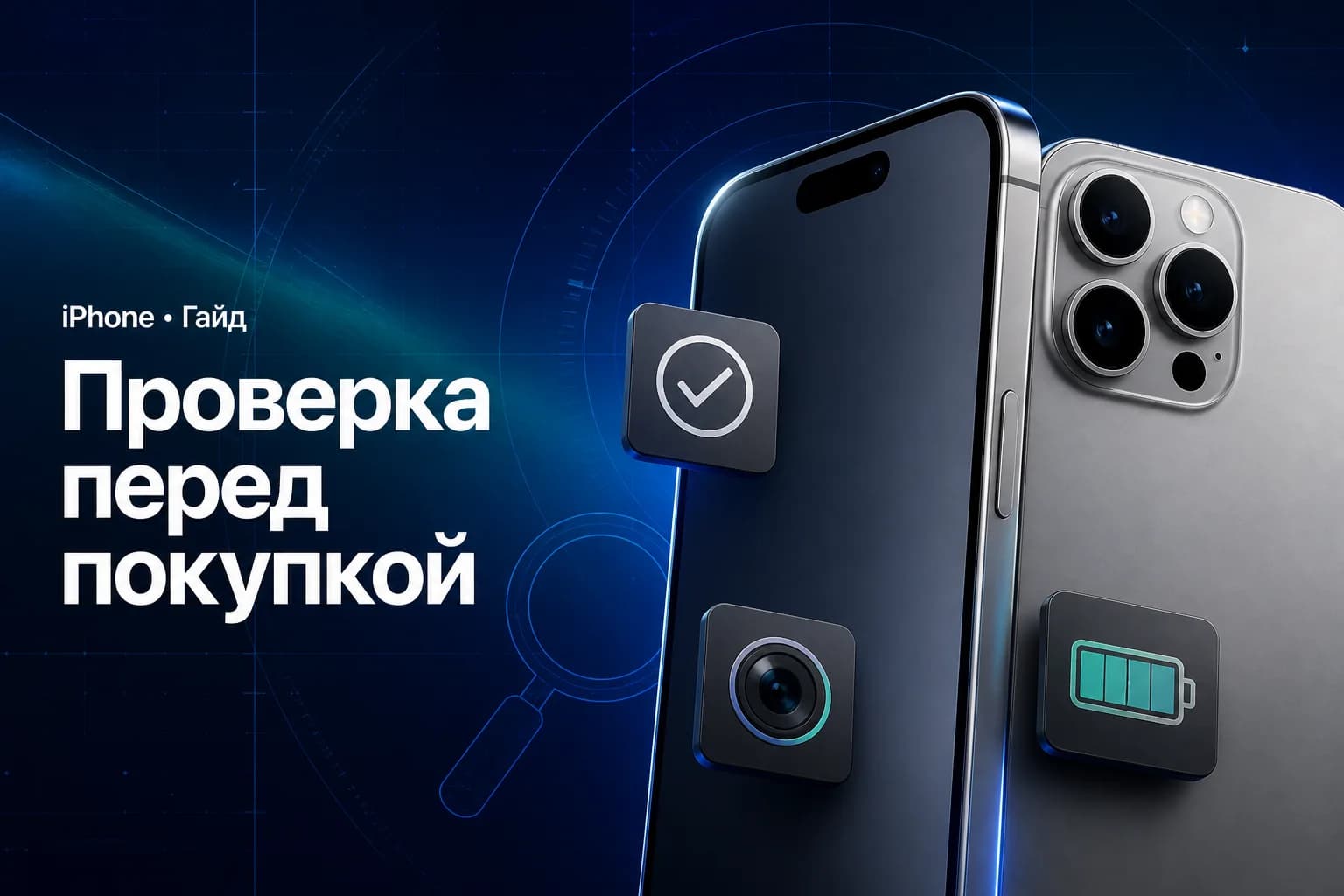 Проверка подержанного iPhone перед покупкой: камеры, экран и аккумулятор