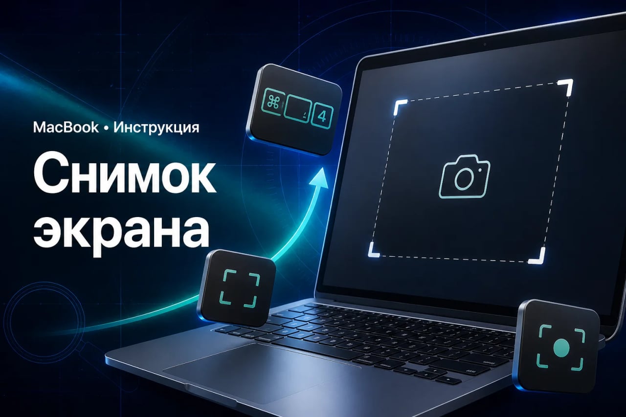 Как сделать скриншот на MacBook MacBook с областью выделения для создания снимка экрана