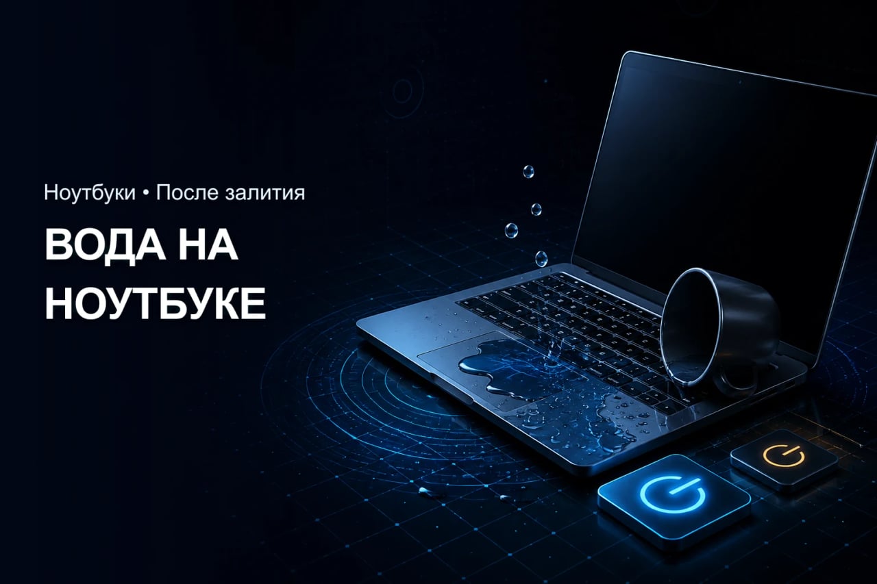 Что делать после попадания воды на ноутбук Ноутбук после пролитой воды с отключённой зарядкой и мокрой клавиатурой
